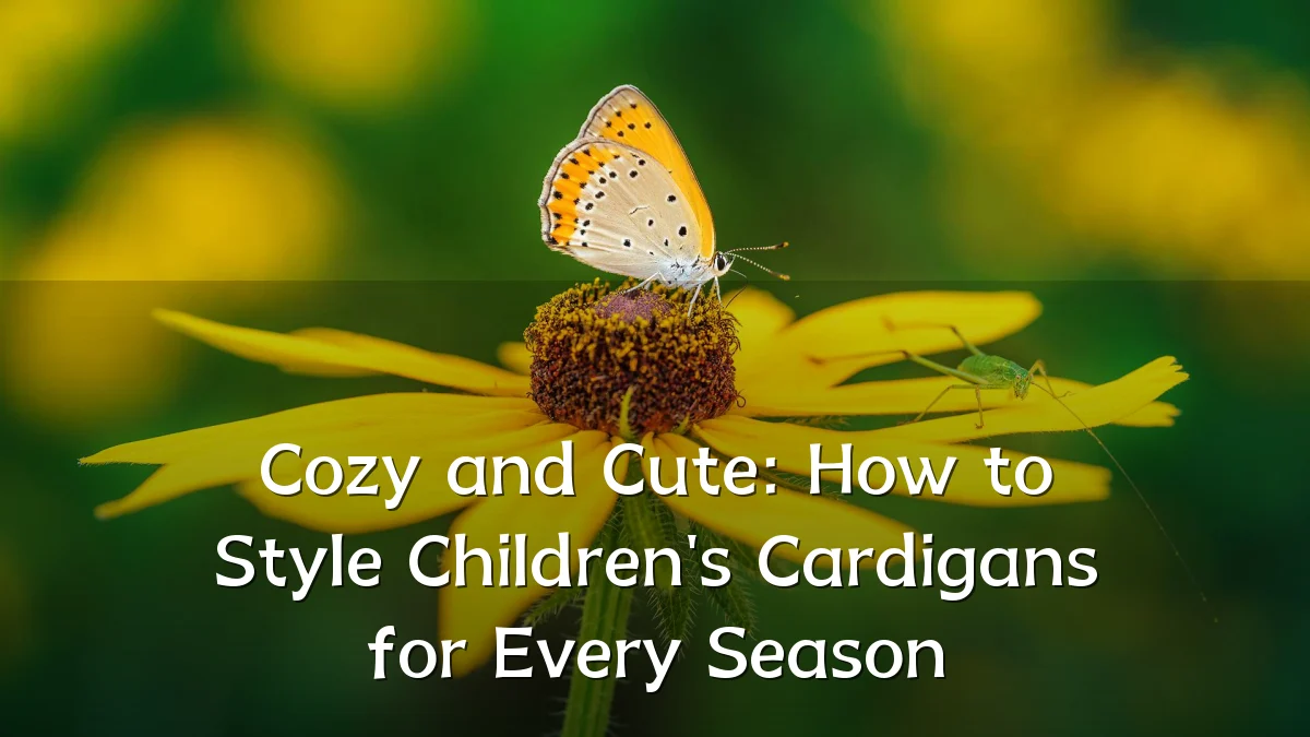 Cozy and Cute: How to Style Children's Cardigans for Every Season