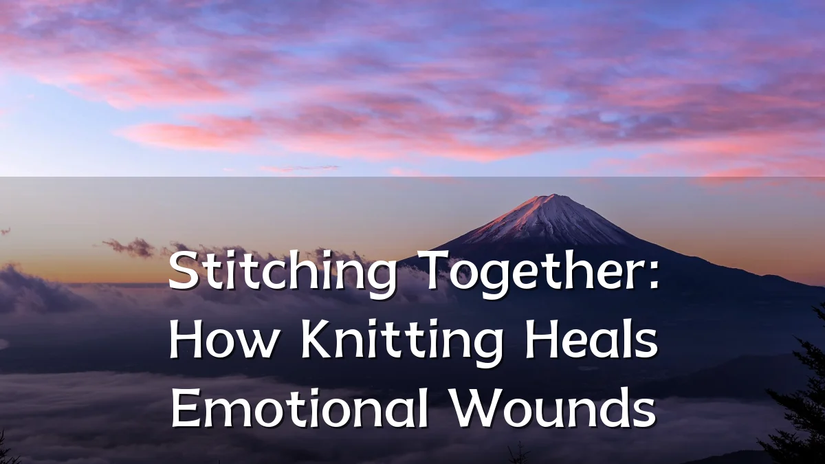 Stitching Together: How Knitting Heals Emotional Wounds