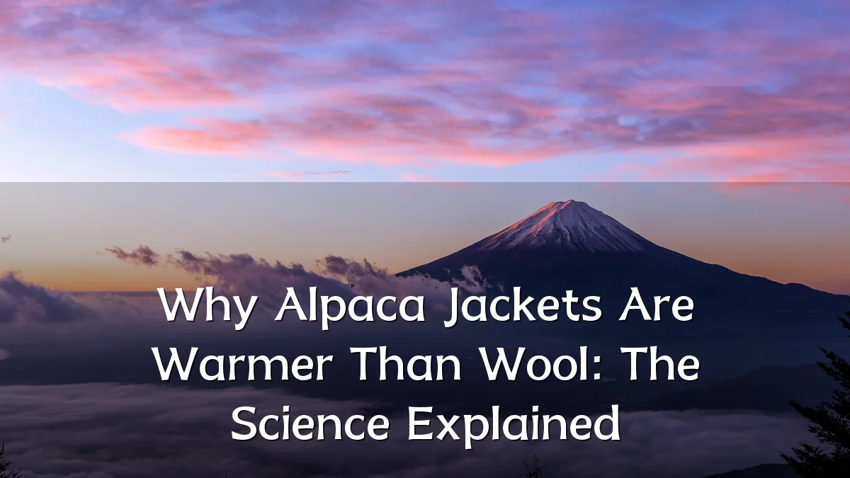 Why Alpaca Jackets Are Warmer Than Wool: The Science Explained
